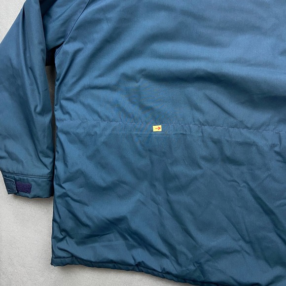 VTG WOOLRICH JACKET WOOL LINED Blue BARN CHORE COAT MEN'S XL - Picture 10 of 11
